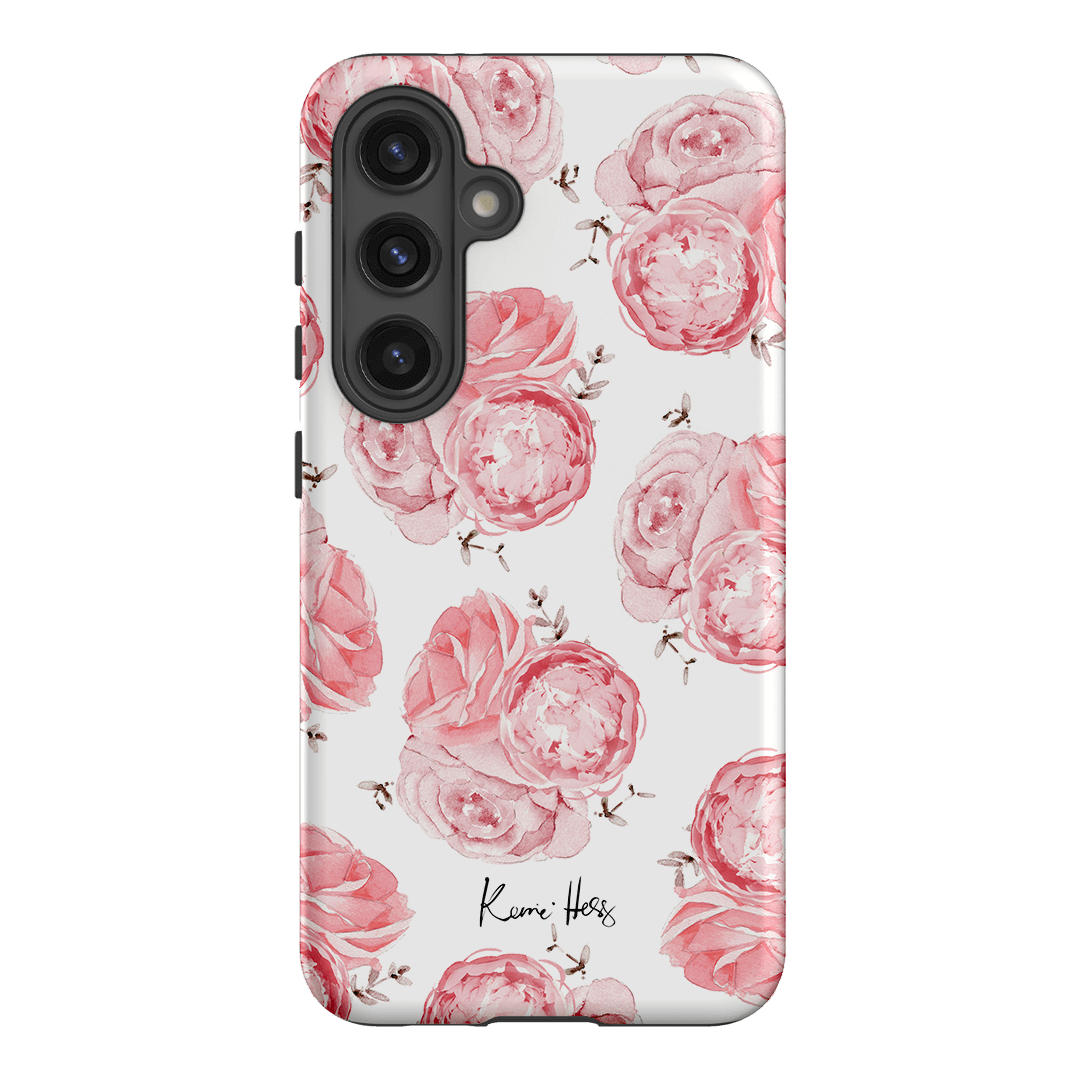 Peony Rose Printed Phone Cases Samsung Galaxy S24 / Armoured by Kerrie Hess - The Dairy