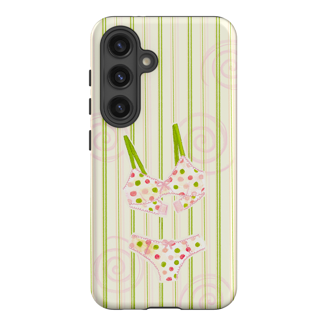 Pistachio Spot Printed Phone Cases Samsung Galaxy S24 / Armoured by Kayla Carr - The Dairy