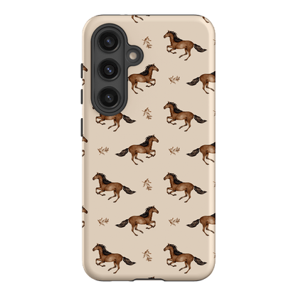 Running Horse Printed Phone Cases Samsung Galaxy S24 / Armoured by Kasiags Art - The Dairy