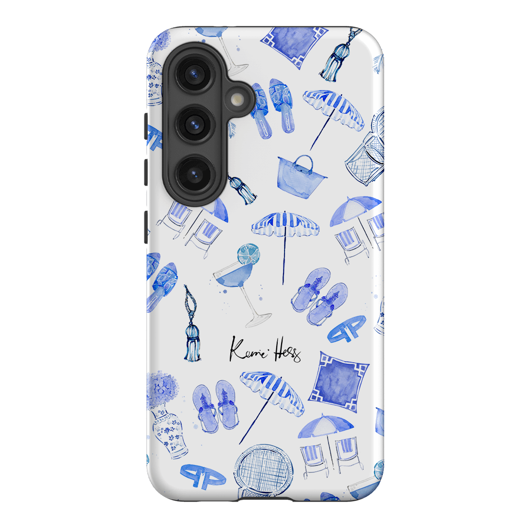 Santorini Printed Phone Cases Samsung Galaxy S24 / Armoured by Kerrie Hess - The Dairy
