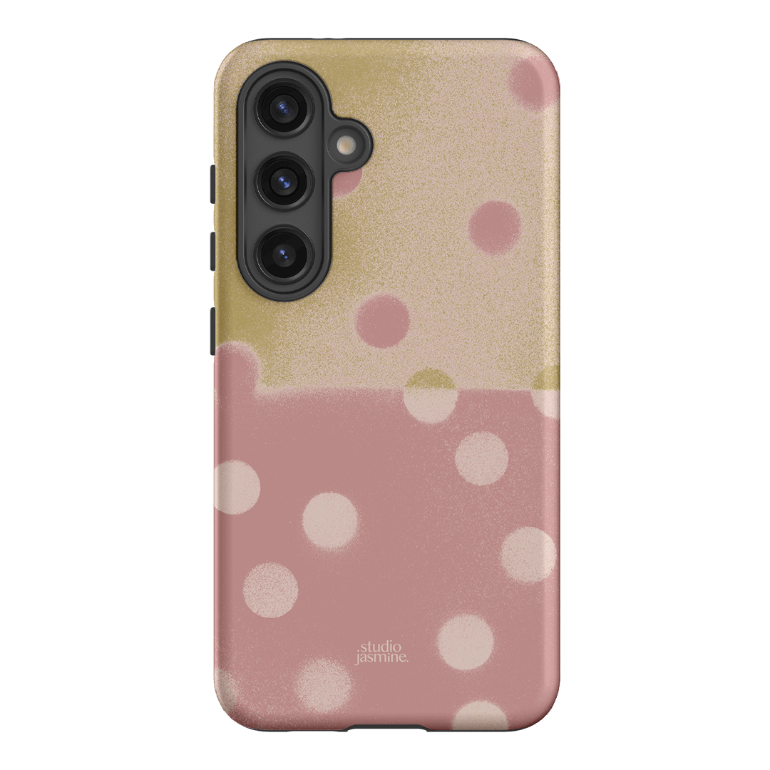 Strawberry Polka Dot Printed Phone Cases Samsung Galaxy S24 / Armoured by Jasmine Dowling - The Dairy