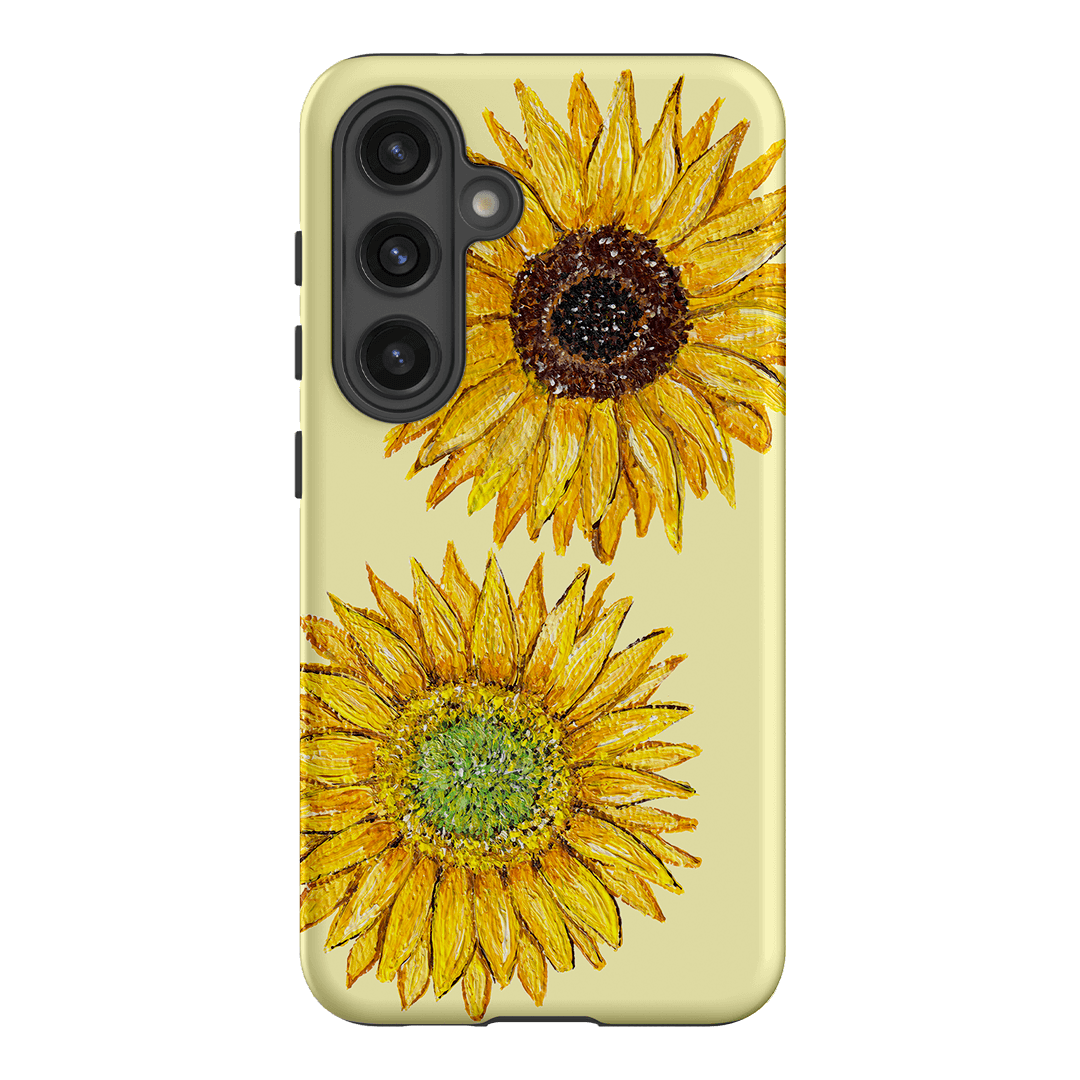Sunflower Yellow Printed Phone Cases Samsung Galaxy S24 / Armoured by BG. Studio - The Dairy