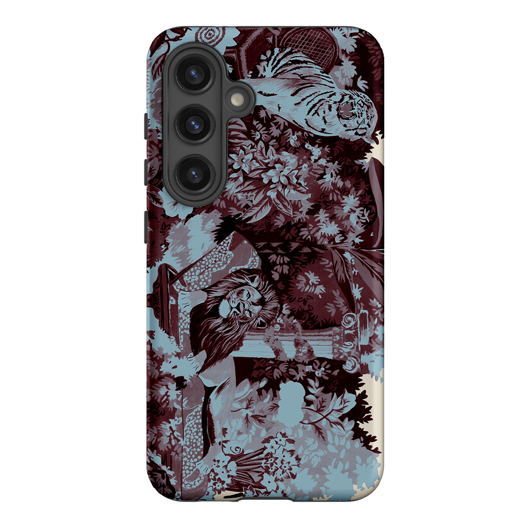 Tippi Blue Printed Phone Cases Samsung Galaxy S24 / Armoured by Desmond & Dempsey - The Dairy