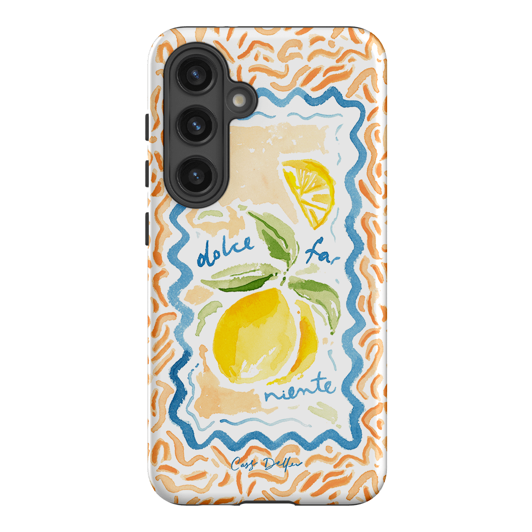 Dolce Far Niente Printed Phone Cases Samsung Galaxy S24 / Armoured by Cass Deller - The Dairy
