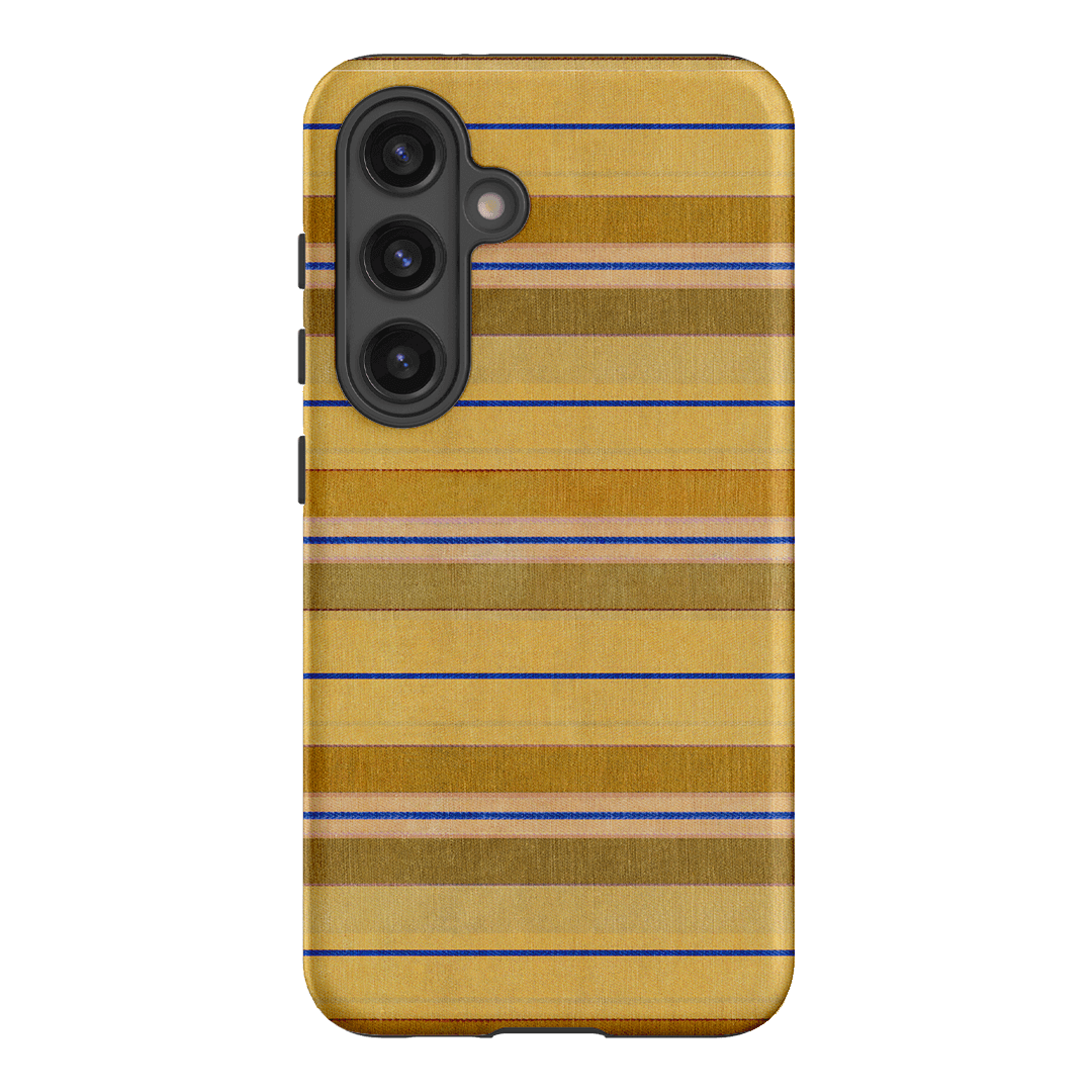 Golden Stripe Printed Phone Cases Samsung Galaxy S24 / Armoured by Fenton & Fenton - The Dairy