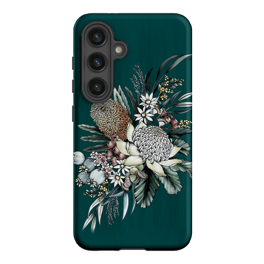 Teal Native Printed Phone Cases Samsung Galaxy S24 / Armoured by Typoflora - The Dairy