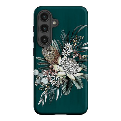 Teal Native Printed Phone Cases Samsung Galaxy S24 / Armoured by Typoflora - The Dairy