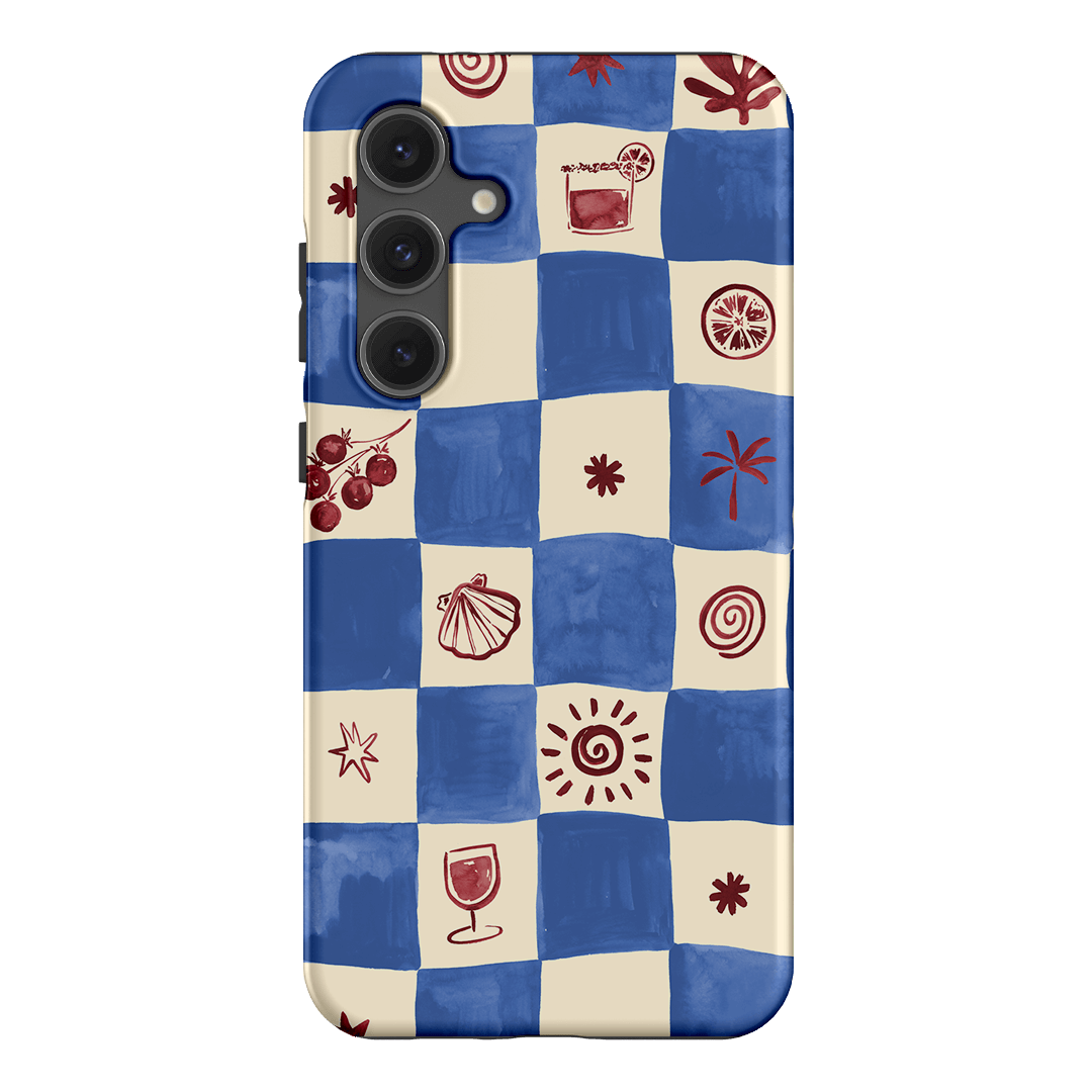 Afternoon Mezze Cornflower Printed Phone Cases Samsung Galaxy S24 FE / Armoured by Charlie Taylor - The Dairy