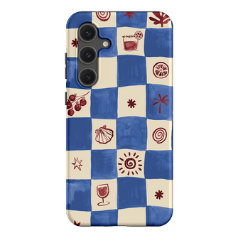 Afternoon Mezze Cornflower Printed Phone Cases Samsung Galaxy S24 FE / Armoured by Charlie Taylor - The Dairy