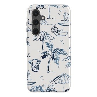Balmy Blue Printed Phone Cases Samsung Galaxy S24 FE / Armoured by Cass Deller - The Dairy