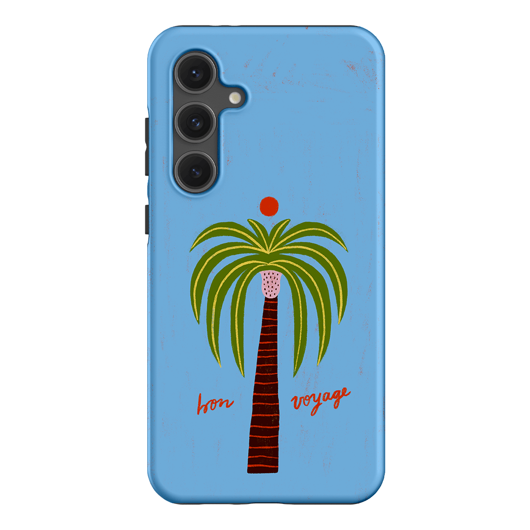 Bon Voyage Blue Printed Phone Cases Samsung Galaxy S24 FE / Armoured by Marie Faurrite - The Dairy