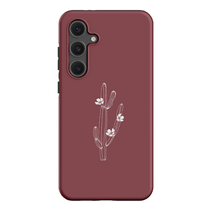 Cactus Flower Printed Phone Cases Samsung Galaxy S24 FE / Armoured by Typoflora - The Dairy