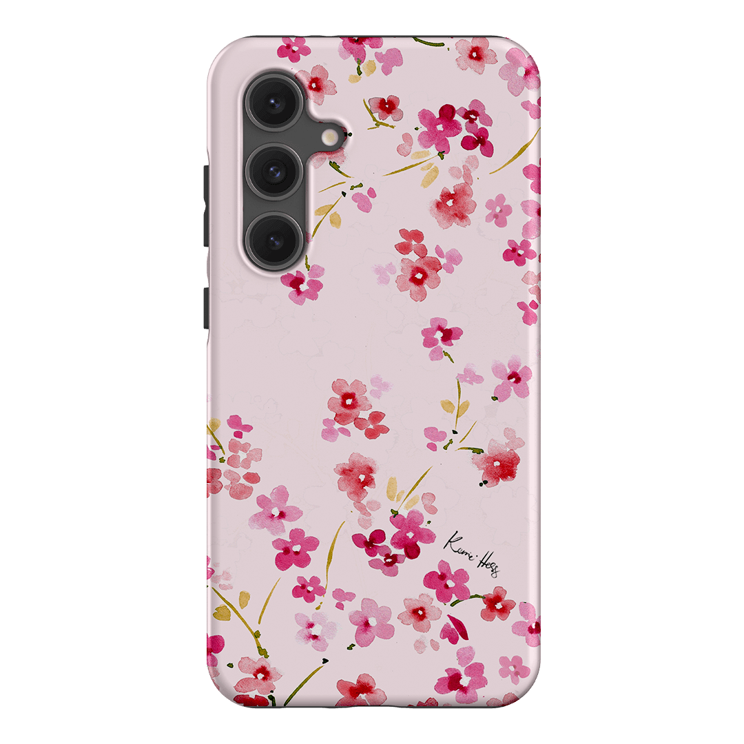 Cherry Blossom Printed Phone Cases Samsung Galaxy S24 FE / Armoured by Kerrie Hess - The Dairy