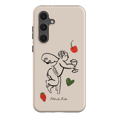 Cherub Printed Phone Cases Samsung Galaxy S24 FE / Armoured by Phthalo Ruth - The Dairy