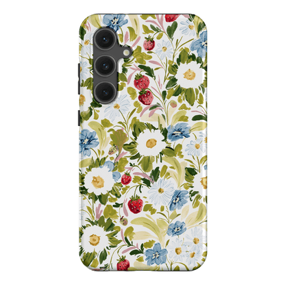 Garden Strawberries Printed Phone Cases Samsung Galaxy S24 FE / Armoured by Ellie Mae - The Dairy