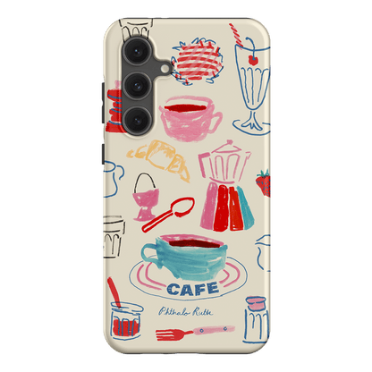 Home Cafe Printed Phone Cases Samsung Galaxy S24 FE / Armoured by Phthalo Ruth - The Dairy