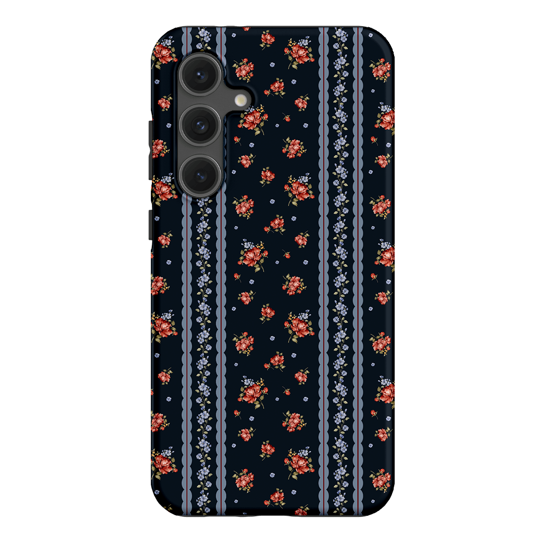 Midnight Stripe Printed Phone Cases Samsung Galaxy S24 FE / Armoured by Kasiags Art - The Dairy