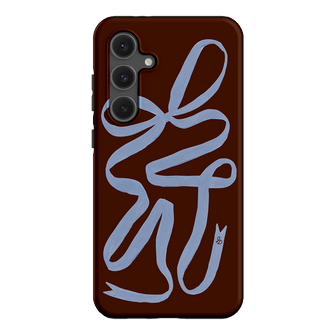 Mocha Ribbon Printed Phone Cases Samsung Galaxy S24 FE / Armoured by Jasmine Dowling - The Dairy