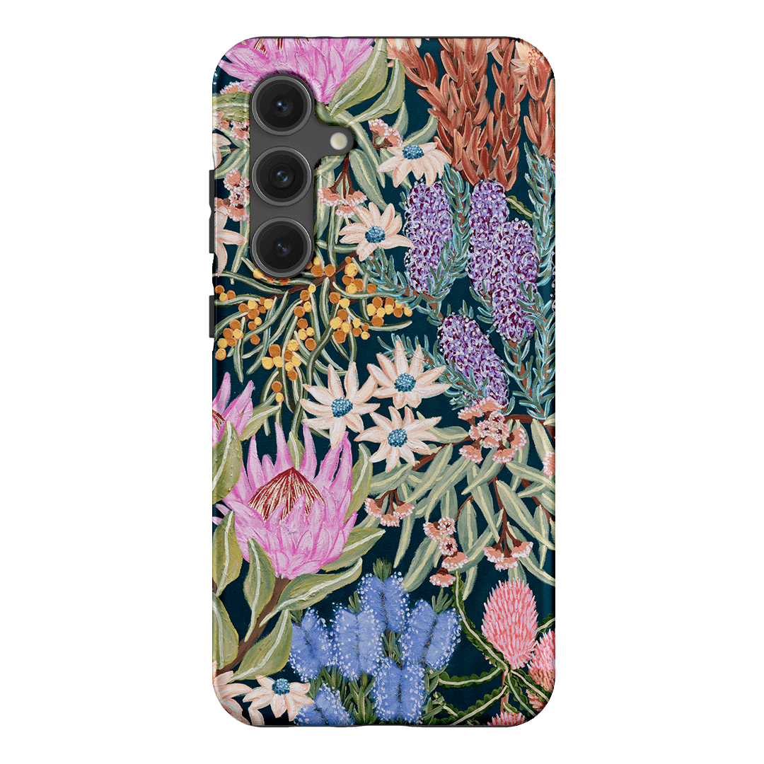 Moonlit Floral Printed Phone Cases Samsung Galaxy S24 FE / Armoured by Amy Gibbs - The Dairy