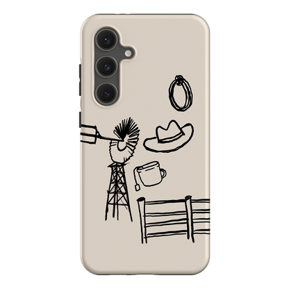 Outstation Printed Phone Cases Samsung Galaxy S24 FE / Armoured by Nardurna - The Dairy
