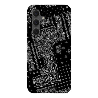 Paisley Noir Printed Phone Cases Samsung Galaxy S24 FE / Armoured by The Dairy - The Dairy
