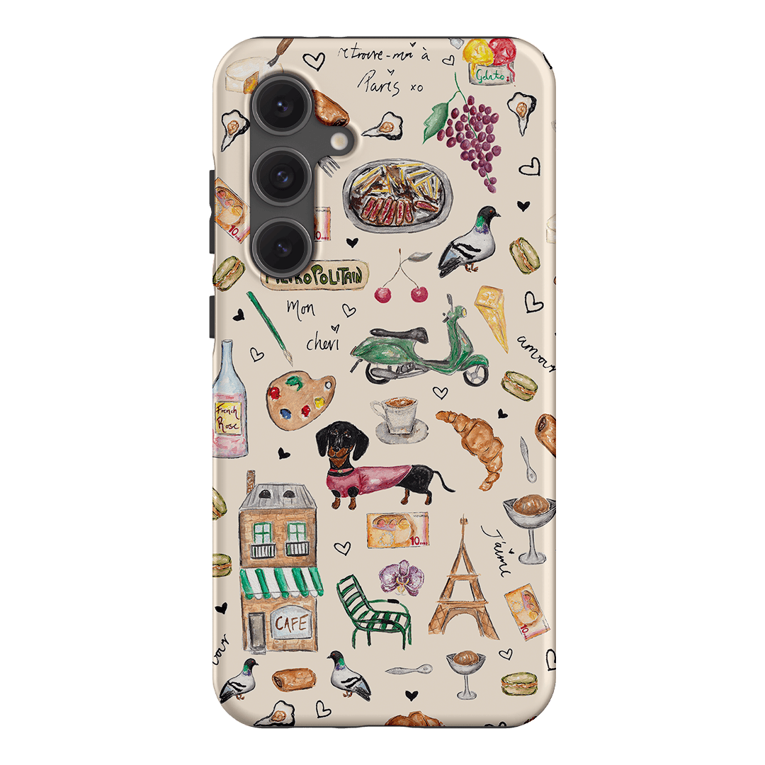 Parisian Daydream Printed Phone Cases Samsung Galaxy S24 FE / Armoured by BG. Studio - The Dairy