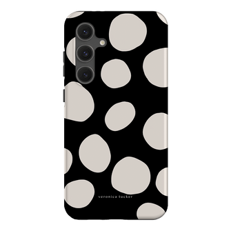 Pebbles Noir Printed Phone Cases Samsung Galaxy S24 FE / Armoured by Veronica Tucker - The Dairy