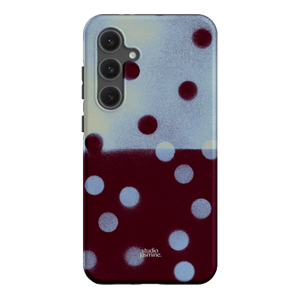 Plum Polka Dot Printed Phone Cases Samsung Galaxy S24 FE / Armoured by Jasmine Dowling - The Dairy