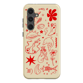 Spiced Cowboy Cream Printed Phone Cases Samsung Galaxy S24 FE / Armoured by Easty Beasty - The Dairy