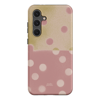Strawberry Polka Dot Printed Phone Cases Samsung Galaxy S24 FE / Armoured by Jasmine Dowling - The Dairy