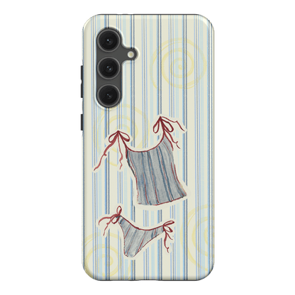 Stripe Tankini Printed Phone Cases Samsung Galaxy S24 FE / Armoured by Kayla Carr - The Dairy