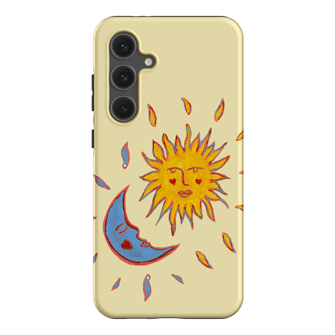 Sun & Moon Yellow Printed Phone Cases Samsung Galaxy S24 FE / Armoured by BG. Studio - The Dairy