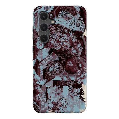 Tippi Blue Printed Phone Cases Samsung Galaxy S24 FE / Armoured by Desmond & Dempsey - The Dairy