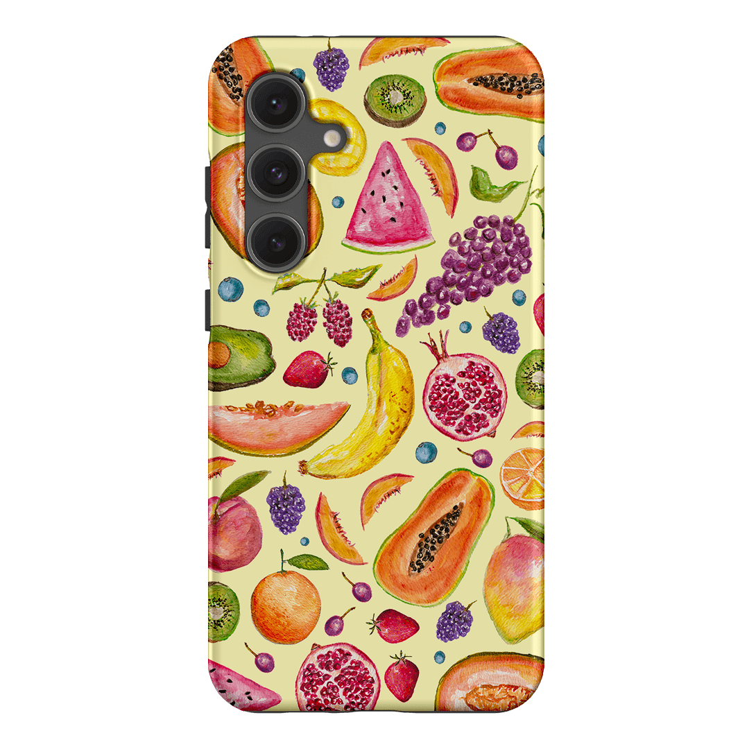 Tutti Fruitti Printed Phone Cases Samsung Galaxy S24 FE / Armoured by BG. Studio - The Dairy