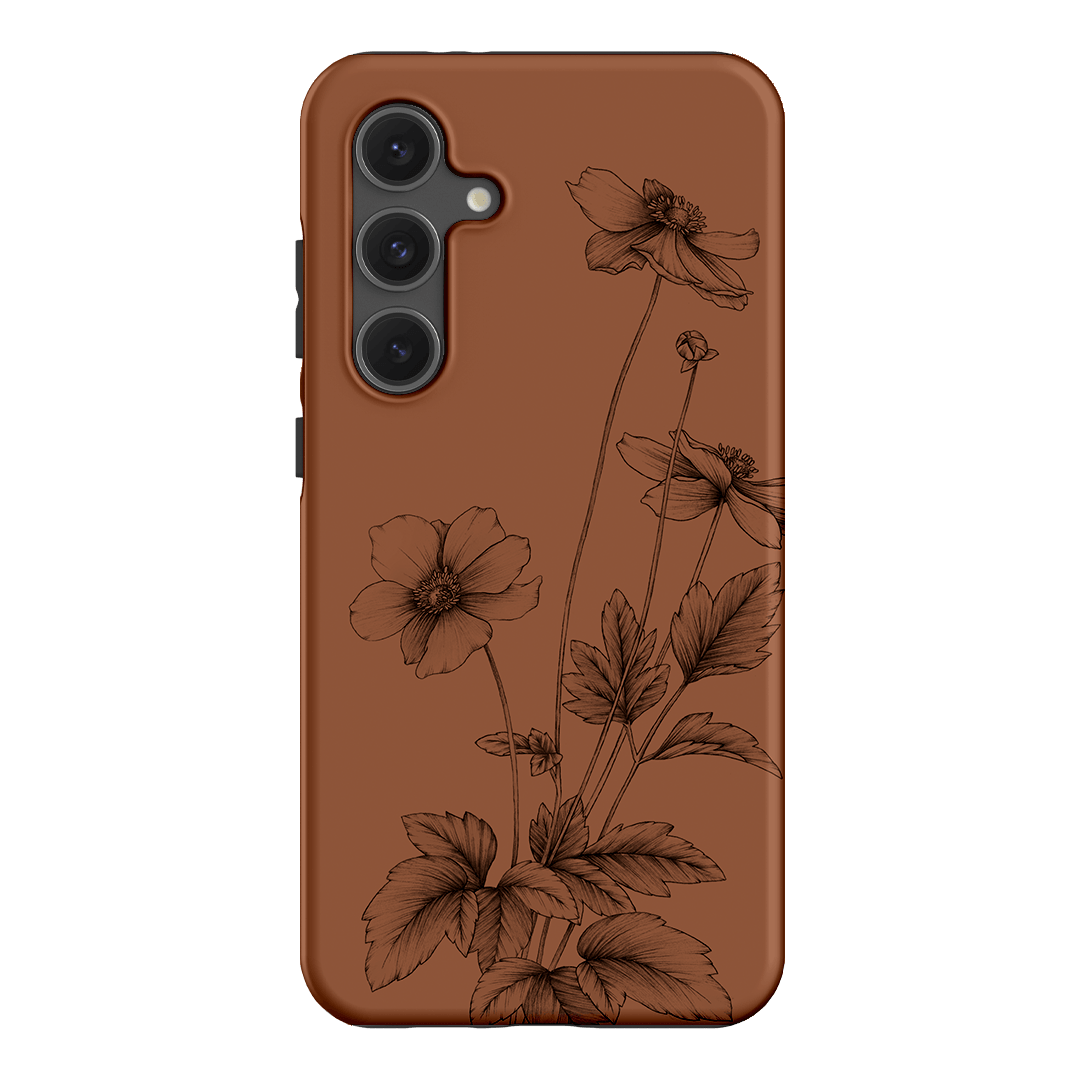 Windflowers Study Printed Phone Cases Samsung Galaxy S24 FE / Armoured by Typoflora - The Dairy