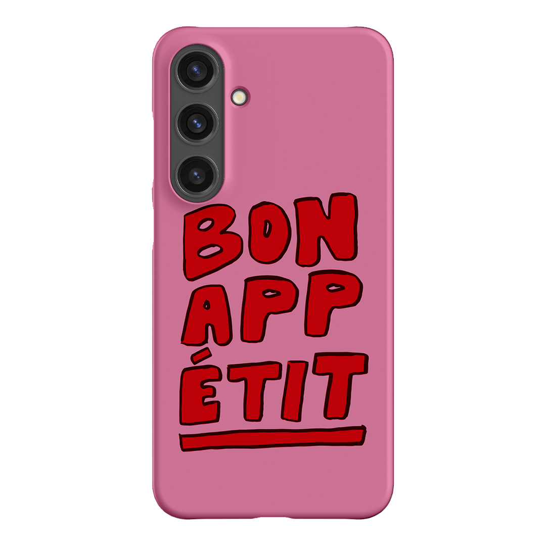 Bon Appetit Red Printed Phone Cases Samsung Galaxy S24 Plus / Snap by The Dairy - The Dairy