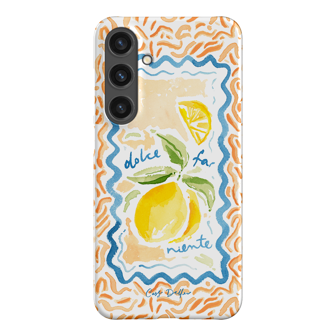 Dolce Far Niente Printed Phone Cases Samsung Galaxy S24 Plus / Snap by Cass Deller - The Dairy