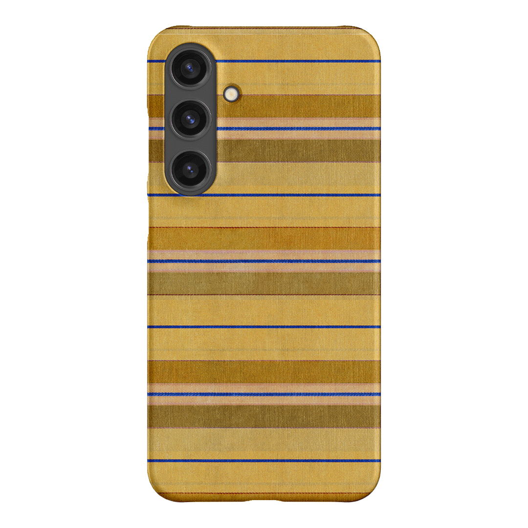 Golden Stripe Printed Phone Cases Samsung Galaxy S24 Plus / Snap by Fenton & Fenton - The Dairy
