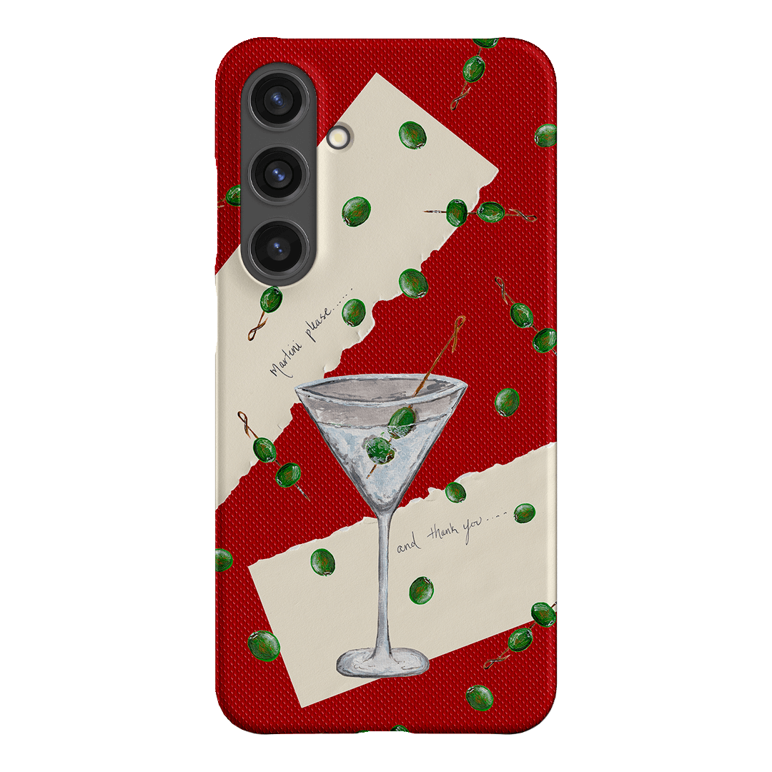 Martini Please Printed Phone Cases Samsung Galaxy S24 Plus / Snap by BG. Studio - The Dairy