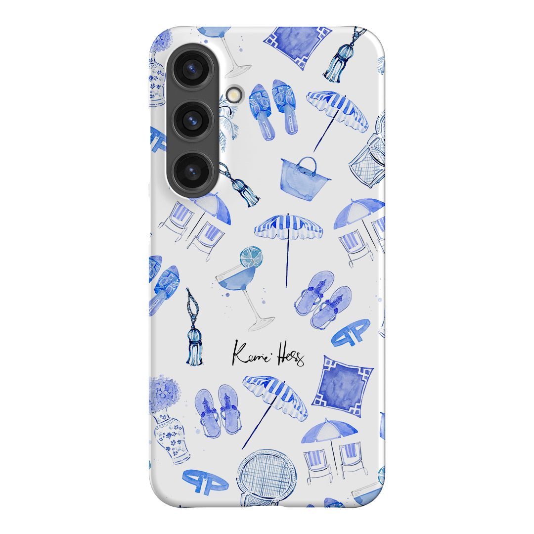 Santorini Printed Phone Cases Samsung Galaxy S24 Plus / Snap by Kerrie Hess - The Dairy