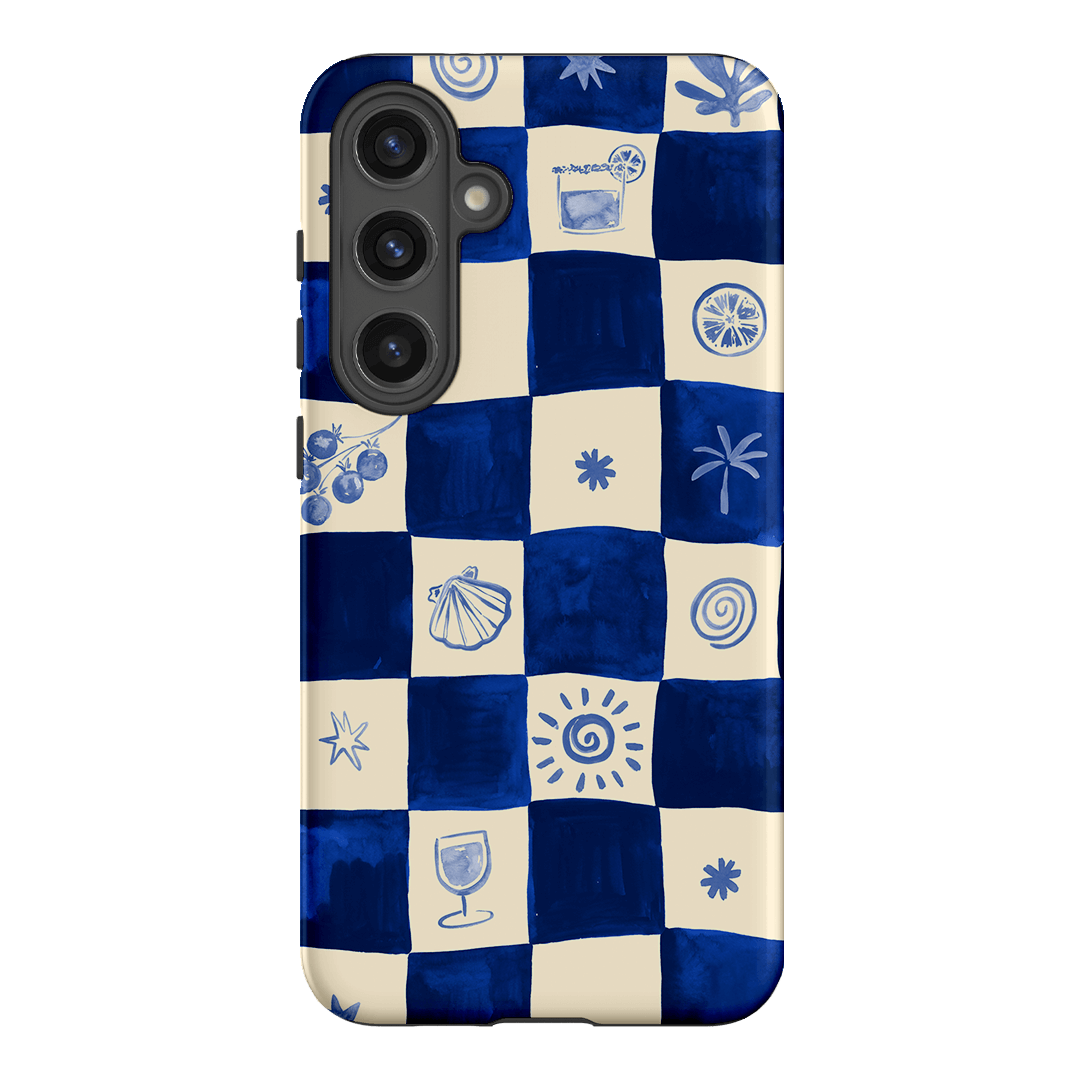 Afternoon Mezze Azure Printed Phone Cases Samsung Galaxy S24 Plus / Armoured by Charlie Taylor - The Dairy