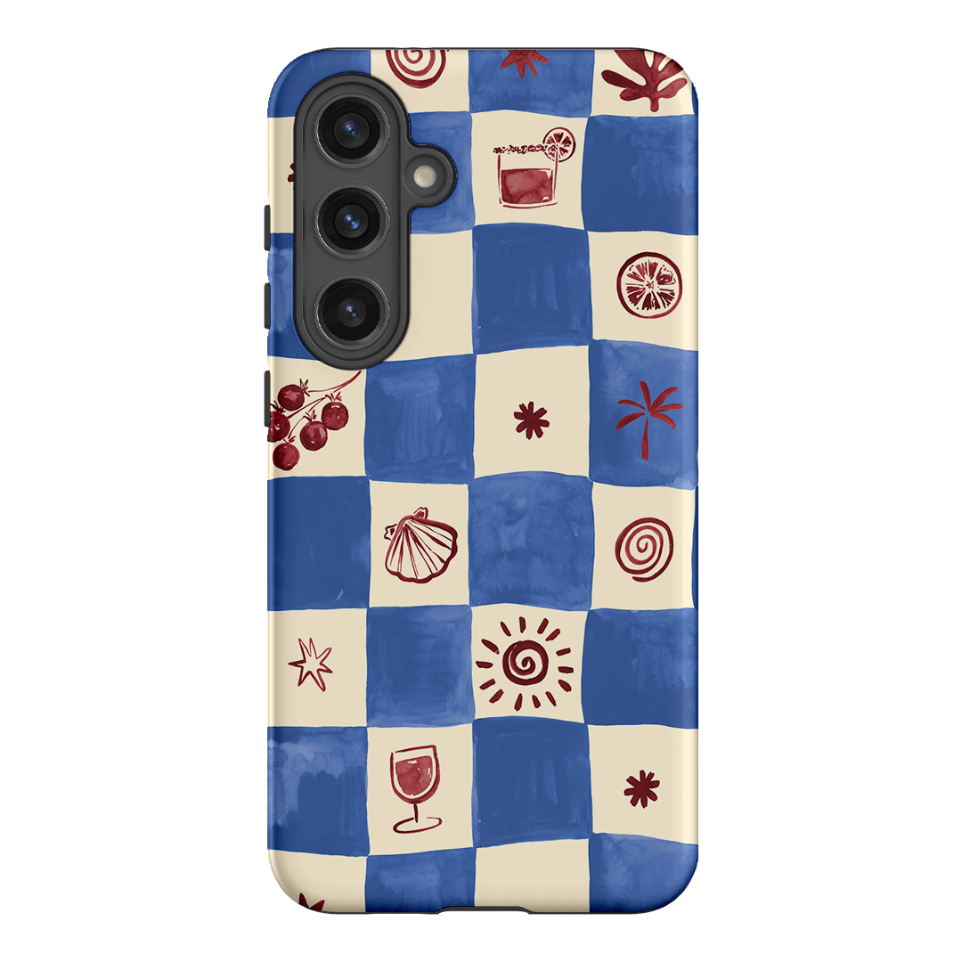 Afternoon Mezze Cornflower Printed Phone Cases Samsung Galaxy S24 Plus / Armoured by Charlie Taylor - The Dairy
