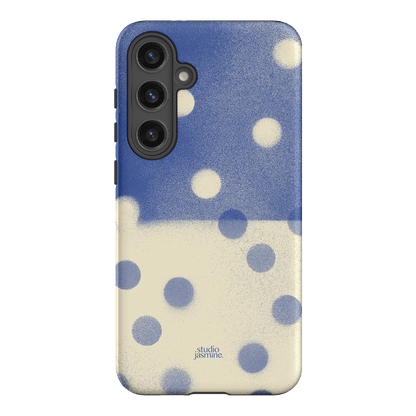 Bleu Polka Dot Printed Phone Cases Samsung Galaxy S24 Plus / Armoured by Jasmine Dowling - The Dairy