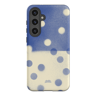 Bleu Polka Dot Printed Phone Cases Samsung Galaxy S24 Plus / Armoured by Jasmine Dowling - The Dairy