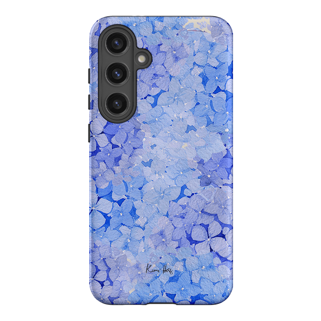 Hydrangea Blue Printed Phone Cases Samsung Galaxy S24 Plus / Armoured by Kerrie Hess - The Dairy