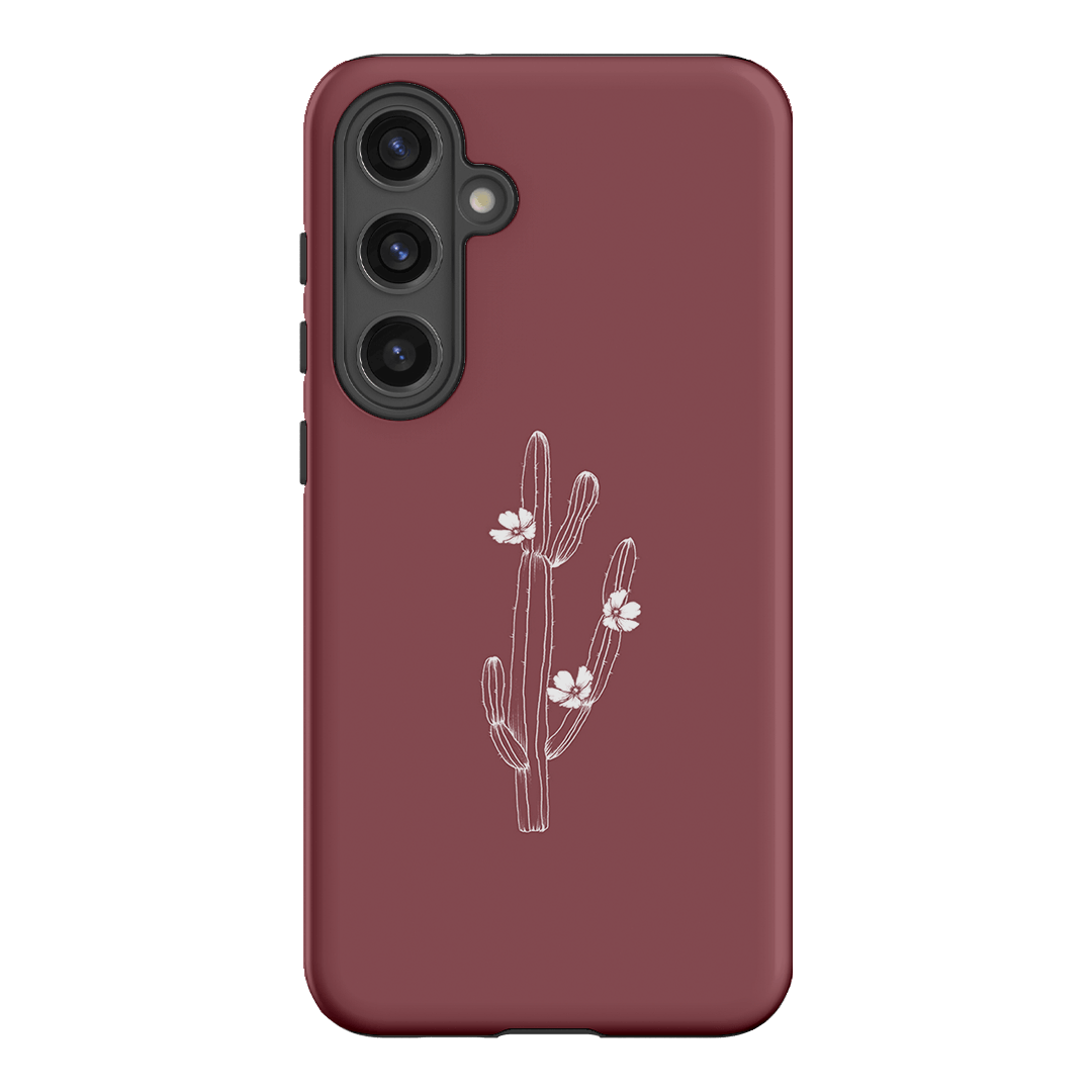 Cactus Flower Printed Phone Cases Samsung Galaxy S24 Plus / Armoured by Typoflora - The Dairy
