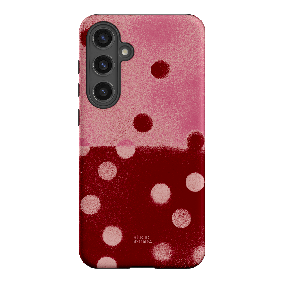 Cherry Polka Dot Printed Phone Cases Samsung Galaxy S24 Plus / Armoured by Jasmine Dowling - The Dairy