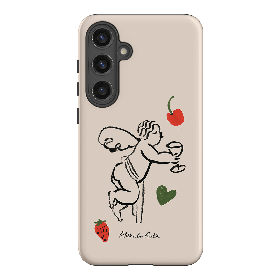Cherub Printed Phone Cases Samsung Galaxy S24 Plus / Armoured by Phthalo Ruth - The Dairy