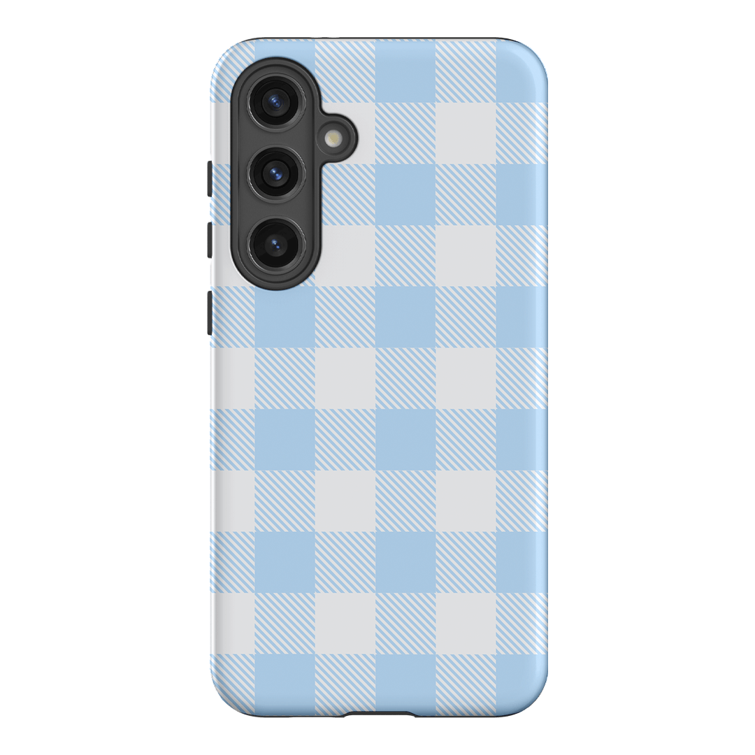 Cloud Plaid Printed Phone Cases Samsung Galaxy S24 Plus / Armoured by The Dairy - The Dairy