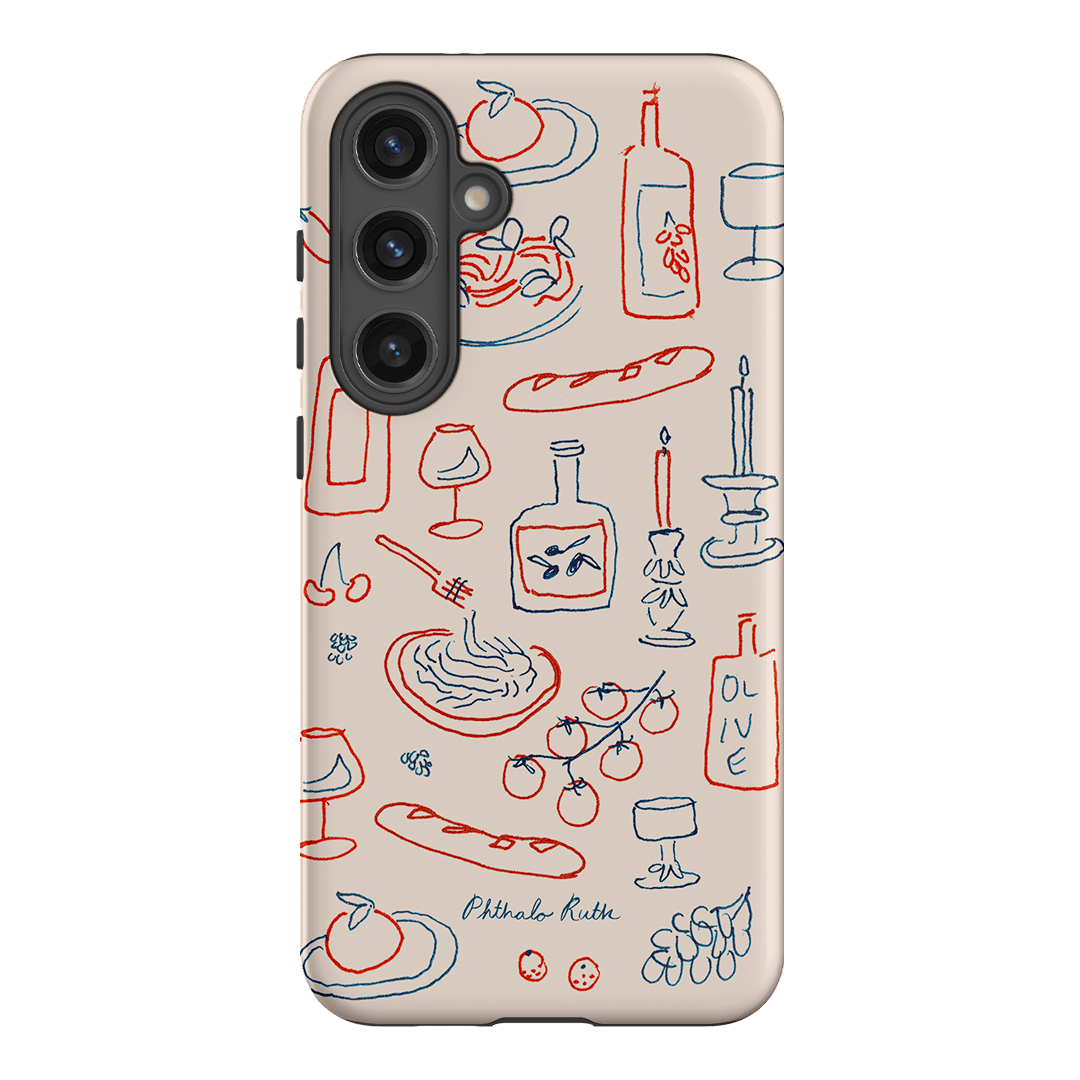 Italian Fare Printed Phone Cases Samsung Galaxy S24 Plus / Armoured by Phthalo Ruth - The Dairy
